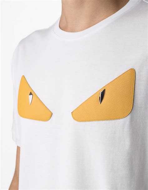 fendi t shirt eyes|fendi eyes t shirt men's.